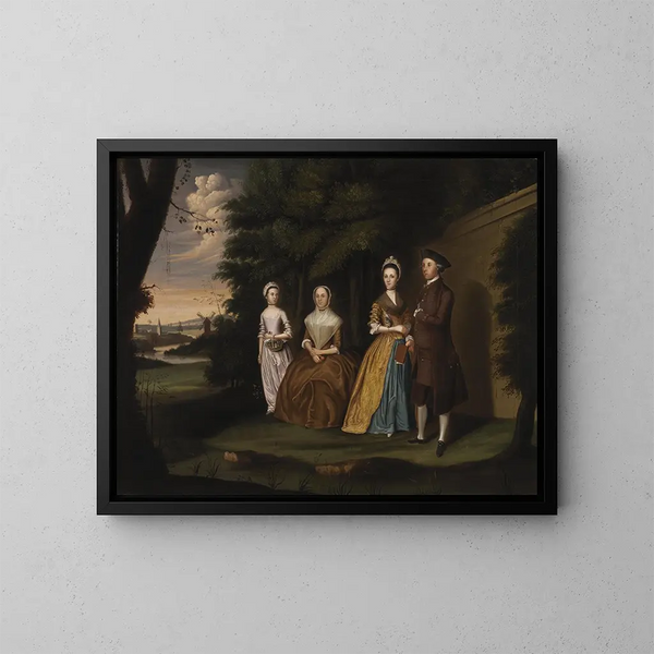 La famiglia Wiley - William Williams — quadro incorniciato alla parete