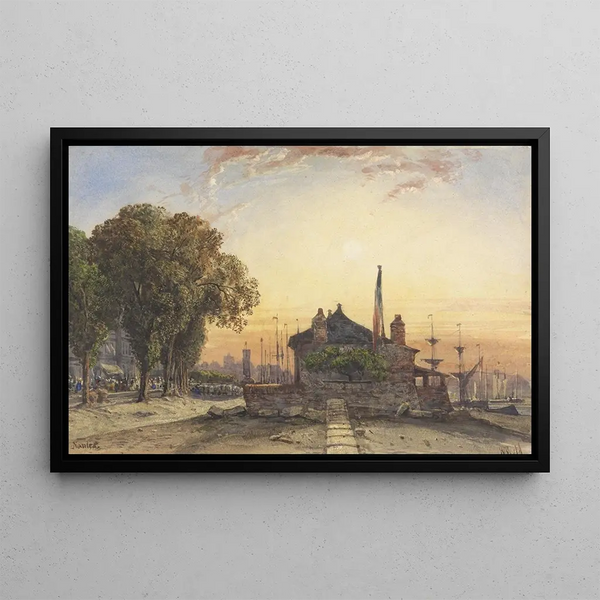 Nantes - William Wyld — quadro incorniciato alla parete