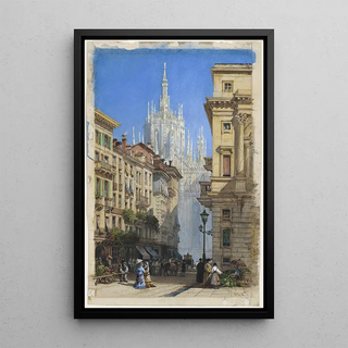 William Wyld - The Duomo in Milan from a Side Street.webp