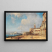 Venezia Vista del Campanile e di Santa Maria della Salute - William Wyld — quadro incorniciato alla parete
