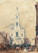 Vue de l'église Sainte-Marie à Londres - William Wyld — vista dell’opera