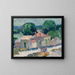 Cottage francese - William Zorach — quadro incorniciato alla parete