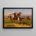 Tribus en guerre - William de la Montagne Cary — quadro incorniciato alla parete