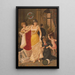 Preparativi per il ballo - Willimantic Linen Co — quadro incorniciato alla parete