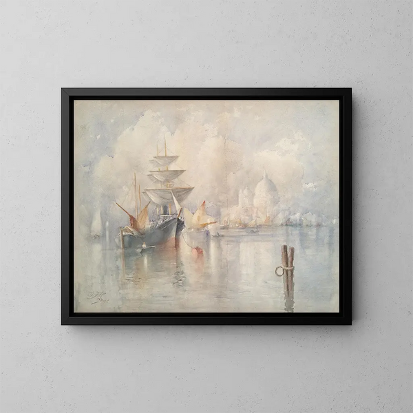 Mattino a Venezia - Willis Seaver Adams — quadro incorniciato alla parete