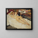 Atto femminile sdraiato - Willy Jaeckel — quadro incorniciato alla parete