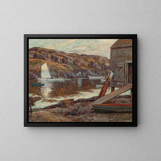 Hangar à bateaux - Wilson Henry Irvine — quadro incorniciato alla parete