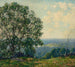 Alberi su una collina che domina una valle - Wilson Henry Irvine — vista dell’opera