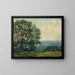 Alberi su una collina che domina una valle - Wilson Henry Irvine — quadro incorniciato alla parete
