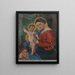 Madonna con Jeiko e Jno Krstite - Wincenty Chrząstkiewicz — quadro incorniciato alla parete