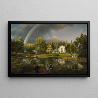 Wincenty Kasprzycki - View of Morysinek in Wilanw.webp