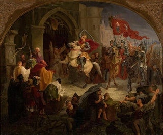 Entrée di Boleslas il Coraggioso a Kiev - Wincenty Smokowski — vista dell’opera