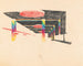 Studi del Coliseum di New York, Centro Congressi di Columbus Circle, studio di colore, prospettiva - Winold Reiss — vista dell’opera