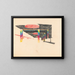 Studi del Coliseum di New York, Centro Congressi di Columbus Circle, studio di colore, prospettiva - Winold Reiss — quadro incorniciato alla parete