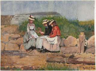 La Fille du pêcheur - Winslow Homer — vista dell’opera