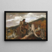 Un cacciatore e dei cani - Winslow Homer — quadro incorniciato alla parete