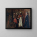 Una visita all'ancienne amante - Winslow Homer — quadro incorniciato alla parete