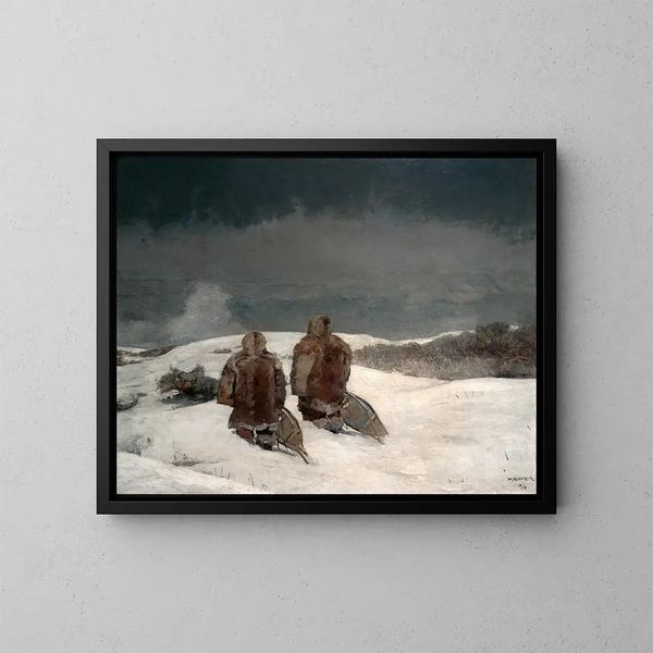 Sotto zero - Winslow Homer — quadro incorniciato alla parete