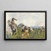 Raccoltori di bacche - Winslow Homer — quadro incorniciato alla parete