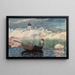 Ragazzo in una Barca Gloucester - Winslow Homer — quadro incorniciato alla parete
