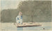 Ragazzo su una zattera - Winslow Homer — vista dell’opera