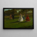 Giocatori di croquet - Winslow Homer — quadro incorniciato alla parete