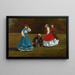 Scène di croquet - Winslow Homer — quadro incorniciato alla parete