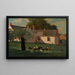 Scène di corte di fattoria - Winslow Homer — quadro incorniciato alla parete