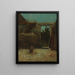 Corte di fattoria francese - Winslow Homer — quadro incorniciato alla parete