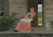 Fille lisant sur un porche en pierre - Winslow Homer — vista dell’opera