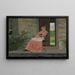 Fille lisant sur un porche en pierre - Winslow Homer — quadro incorniciato alla parete