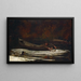Cane e cacciatore - Winslow Homer — quadro incorniciato alla parete