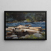 Rivière Hudson - Winslow Homer — quadro incorniciato alla parete