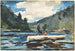 Exploitation forestière sur le fleuve Hudson - Winslow Homer — vista dell’opera