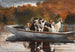 Cani da caccia in una barca in attesa della partenza - Winslow Homer — vista dell’opera