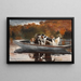 Cani da caccia in una barca in attesa della partenza - Winslow Homer — quadro incorniciato alla parete