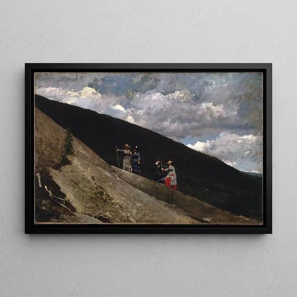 Nelle montagne - Winslow Homer — quadro incorniciato alla parete