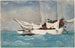 Key West, sollevamento dell'ancora - Winslow Homer — vista dell’opera