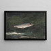 Trota che salta - Winslow Homer — quadro incorniciato alla parete