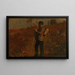 Uomo con uno zaino - Winslow Homer — quadro incorniciato alla parete