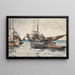 Scène di mercato a Nassau - Winslow Homer — quadro incorniciato alla parete