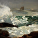 su una costa riparata - Winslow Homer — vista dell’opera