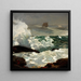 su una costa riparata - Winslow Homer — quadro incorniciato alla parete