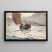 Ritorno delle barche da pesca - Winslow Homer — quadro incorniciato alla parete