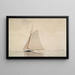 Navigare al largo di Gloucester - Winslow Homer — quadro incorniciato alla parete