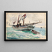Goélette Nassau - Winslow Homer — quadro incorniciato alla parete