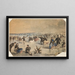 Pattinaggio a Central Park - Winslow Homer — quadro incorniciato alla parete
