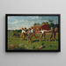 Attrape la balle - Winslow Homer — quadro incorniciato alla parete