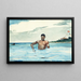Il Bagnetto - Winslow Homer — quadro incorniciato alla parete