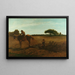 La herse à brosse Printemps - Winslow Homer — quadro incorniciato alla parete